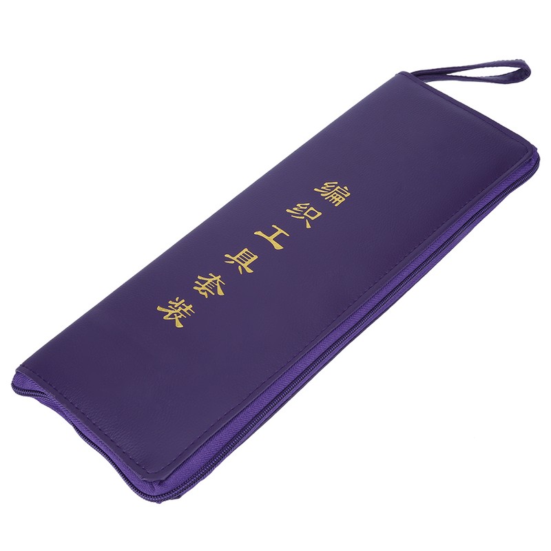 Steel Straight Circular Knitting Needles Crochet Hook Weave Tool Set