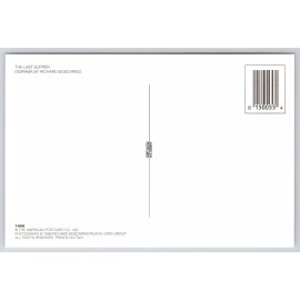 The Last Supper Roach Bugs Insects Diorama 6x4 Postcard Abstract Art