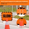 Flutesan 3 Pcs Slow Sign Traffic Cone Sign Road Sign
