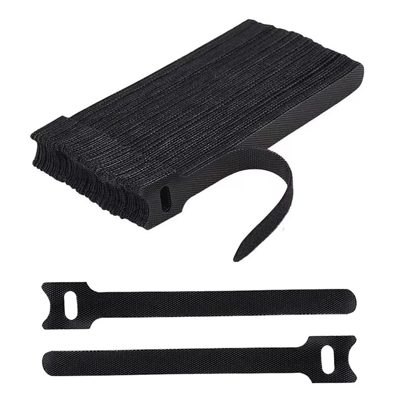 FJSENR 100 Pcs 6-Inch Reusable Hook and Loop Ties: Versatile