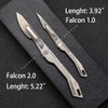 TITANER Titanium EDC Folding Pocket Knife Scalpel Knife Micro Utility