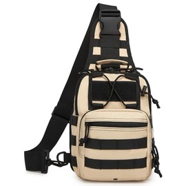 ATBP Small Tactical Sling Backpack Bag for Men Military Shoulder Bag Pack EDC Crossbody Bag for Hiking 7 Liters