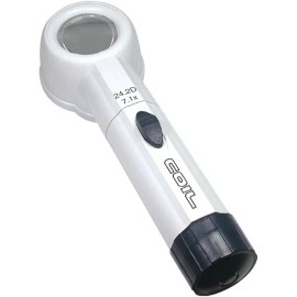 Coil 7.1X COIL LED Lighted Hand Held Stand Magnifier - 1.2 Inch Lens