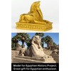 Transgood Egyptian Mini Sphinx Collectible Figurine 2.4" H Egypt Souvenirs