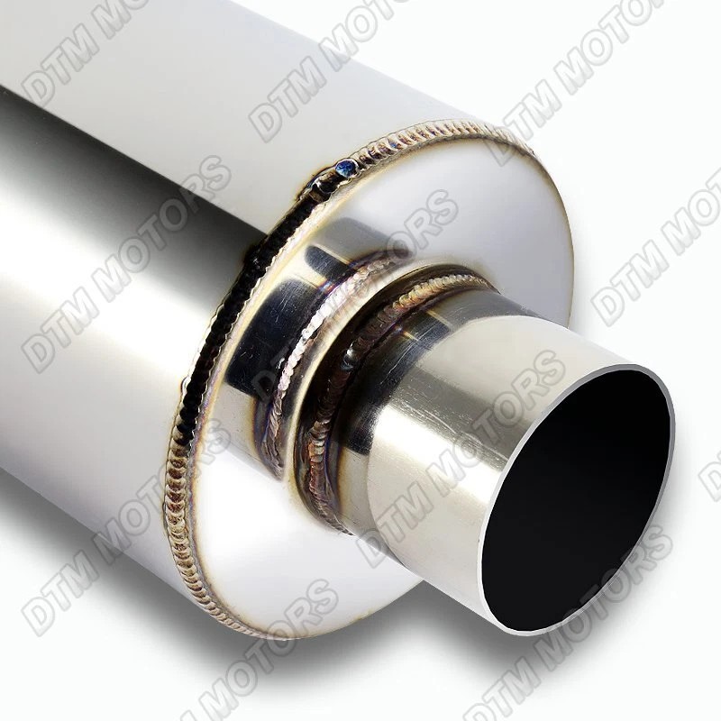 DTM N1 Style Burn Tip 4" Stainless Steel Muffler 2.5"
