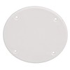 Seachoice Mounted Boat Plate Cover, Arctic White Finish, Up to