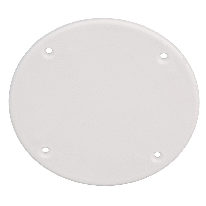 Seachoice Mounted Boat Plate Cover, Arctic White Finish, Up to