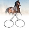 Horse Mouth Bit Stainless Steel Loose Ring Horse Snaffle Bit