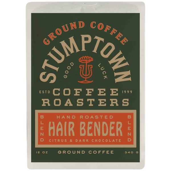 Stumptown Coffee Roasters Hair Bend Ground Coffee, 12 Oz Bag, Flavor Notes Of Citrus & Dark Chocolate