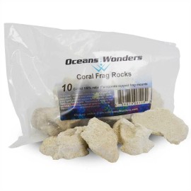 Oceans Wonders Coral Frag Rocks - 10 count
