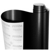 VViViD Black True R Carbon Fiber Vinyl Wrap Roll with