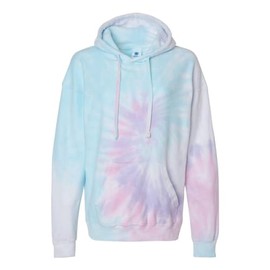Colortone Adult Tie-Dyed Cloud Fleece Hooded Sweatshirt, L, Unicorn