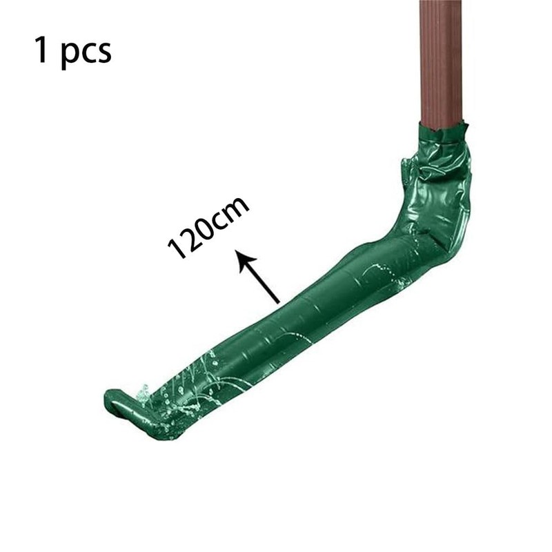 1PCS 47 Inch Rain Gutter Downspout Extension,Downspout Diverter,Flexible Gutter Extension,Rain