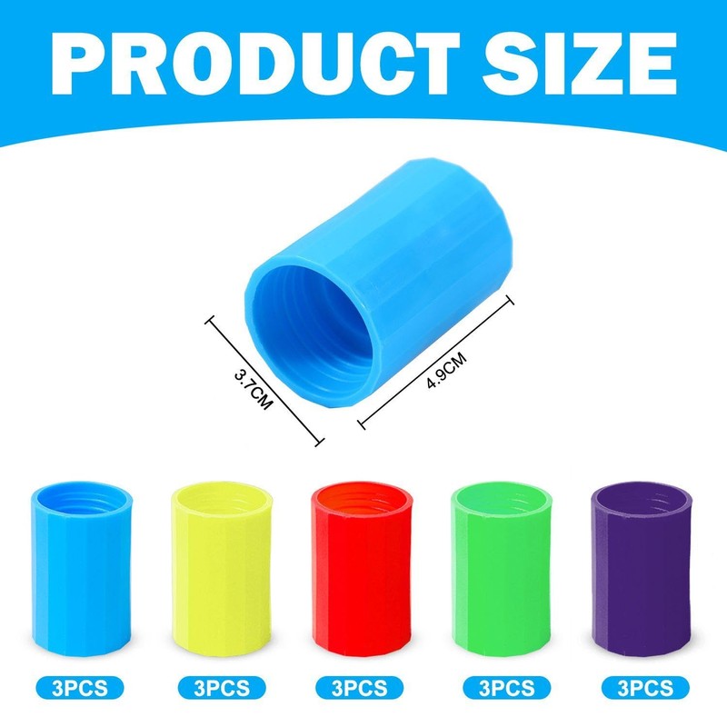 QIHUAN 15-Piece Water Bottle Vortex Connection Tube, Experimental Demonstration Supplies,