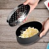 Akamino Cheese Grater, Grater Lemon with Food Storage Container &