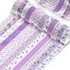 12 Rolls Lavender Washi Tape Purple Floral Decorative Tape Great