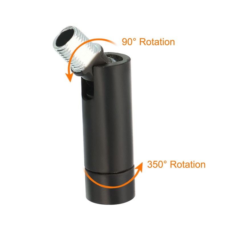 PATIKIL Sloped Ceiling Light Adapter, 2 Pack 90/350 Degree M10