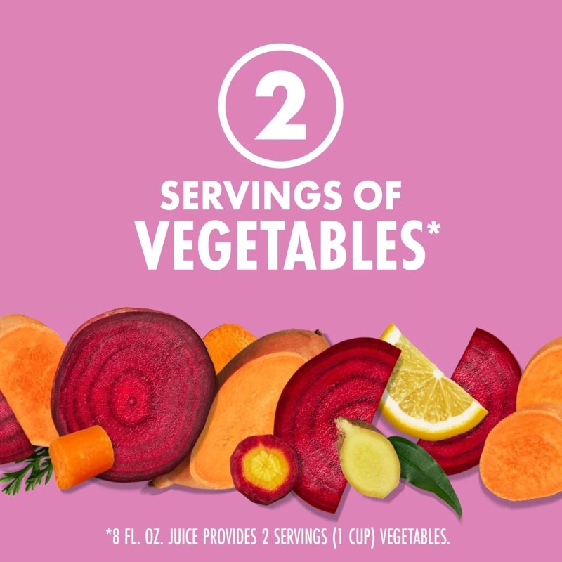 V8 Beet Ginger Lemon 100% Vegetable Juice 46 fl oz