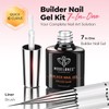 modelones Builder Nail Gel, Clear Builder Nail Polish 7-in-One with
