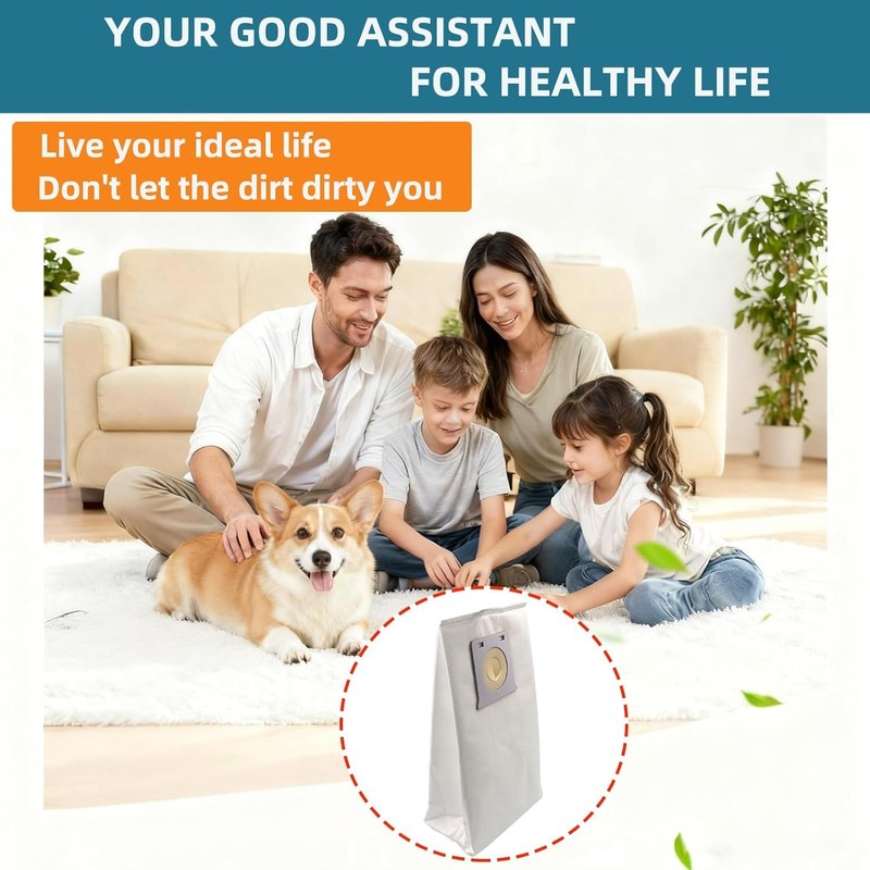 10 Pack IB600 Vacuum Bags Fit for Kenmore Intuition Upright