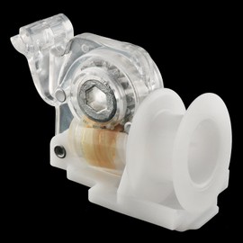 ZZLZX Tilt Mechanism for Hexagonal Rod Horizontal Blinds with Transparent Thin Line and Curtain Accessories