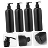 Healeved 4pcs Refillable Toiletry Bottles Press-Type Squeeze Bottles for Lotion