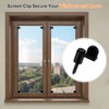 3/8 in Window Screen Clip with Screws, Storm Door Clips