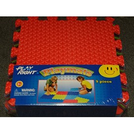 Play Right Foam Interlocking Playmats (9 Pieces 12x12)
