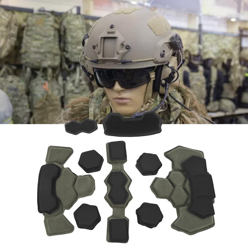Helmet Padding Kit Memory Foam Pad Protective Mat Universal Motorcycle
