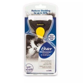 Oster Shedmonster Vet Home DIY Groomer De-Shedding  Comb Grooming Tool for Cats