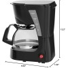 Gevi 4 Cups Small Coffee Maker, Compact Coffee Machine with