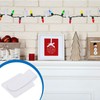 40 Pcs Adhesive Christmas String Lights Strap Holders, Outdoor Hanging
