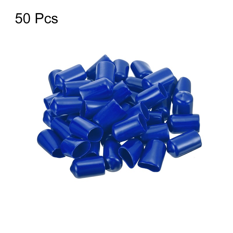 QUARKZMAN Rubber Caps, 50 Pieces Round Screw Thread Protective Caps