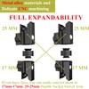 17mm to 25mm Aluminum Socket Arm, KALCINTY Length 3.5" Composite