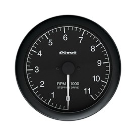 PIVOT GT GAUGE-80 GST-8G 80 Pi Tachometer Green Lighting