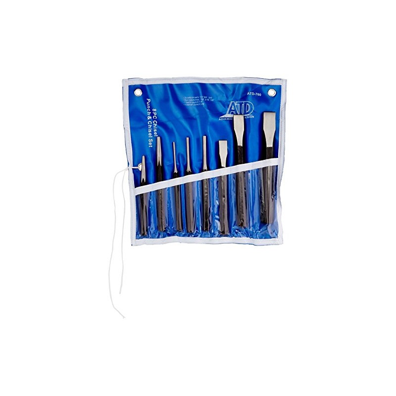 ATD Tools 760 8-Piece Chisel-Punch Set