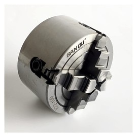 Lathe Chuck 100mm 4 Jaw Independent Chuck K72-100 Manual Type Metal Chuck 4 Jaw