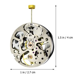 Hemobllo Watch Movement Automatic Mechanical Movement Replacement Part Men Japanese Quartz Movement Skeleton Watch Accessories for Men Women