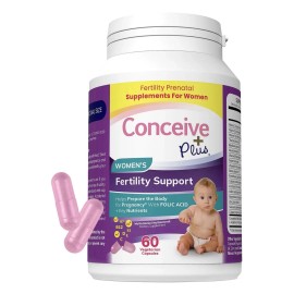 Conceive Plus Women's Fertility Support | Conception Vitamin Complex, Inositol, Folic Acid,...