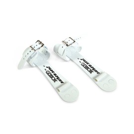 Gibson Athletic Single Buckle Just Right Uneven Bar Grips, Gymnastics, Girls, White, X-Small