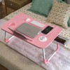 Elekin Laptop Desk for Bed,Portable Folding Lap Desk Bed Table