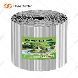 Garden Edge Garden Lawn Edging Border Cold Rolled Sheet Steel Garden Edgecolor: 8inches*50FT Silver