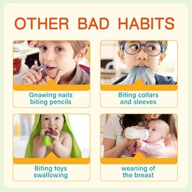 Nail Biting Treatment for Kids - Stop Thumb Sucking for Kids - Safely Stop Children from Sucking Thumbs and Biting Nails, Stop Putting Fingers in Mouth, Sucking and Biting Nails (2_Pack)