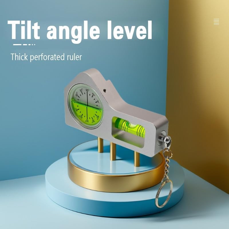 Solid aluminum angle level measuring instrument, tilt angle measuring instrument,