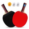 Ping Pong Paddles Quality Table Tennis Rackets 2 Ping Pong