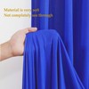 Royal Blue Backdrop Curtains for Parties, Soft Fabric Drapes Royal