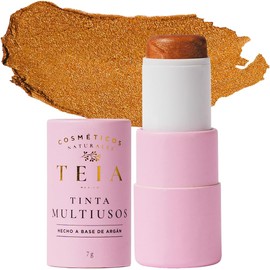 TEIA COSMETICOS Iluminador en Barra, Acabado Natural, Contorno Facial, Fórmula Vegana, Universal, 7 g (Beso de sol)