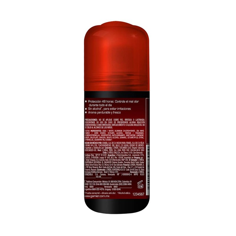 Garnier Obao Roll-On Men Active, 65 gr
