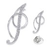 SINNKY - Broche de aleación de plata para mujer, diseño