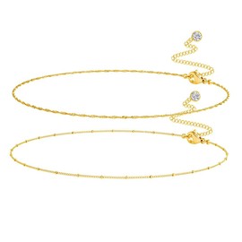 XFSRG Golden Waist Chain for Women, Elegant Double Layer Belly Chains with Pendants, Adjustable Belt Chain for Beach and Party, Fashionable Body Jewellery for Women, Cromo, Agate